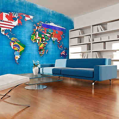 Fototapete Flags of countries