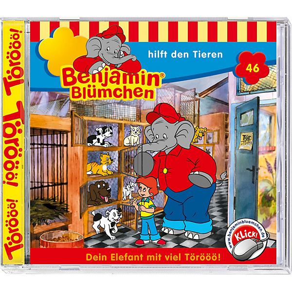 CD Benjamin Blümchen 46: Hilft den Tieren