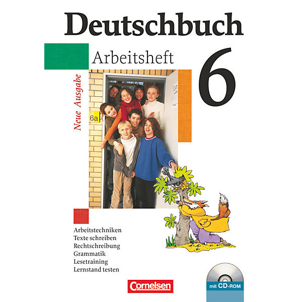 Deutschbuch, Gymnasium Allgemeine Ausgabe, Neue Ausgabe: 6. Schuljahr, Arbeitsheft m. CD-ROM (BandNr.680983)