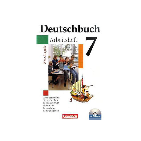 Deutschbuch, Gymnasium Allgemeine Ausgabe, Neue Ausgabe: 7. Schuljahr, Arbeitsheft m. CD-ROM (BandNr.680991)