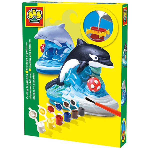 Kreativset Figuren gießen - Delfin