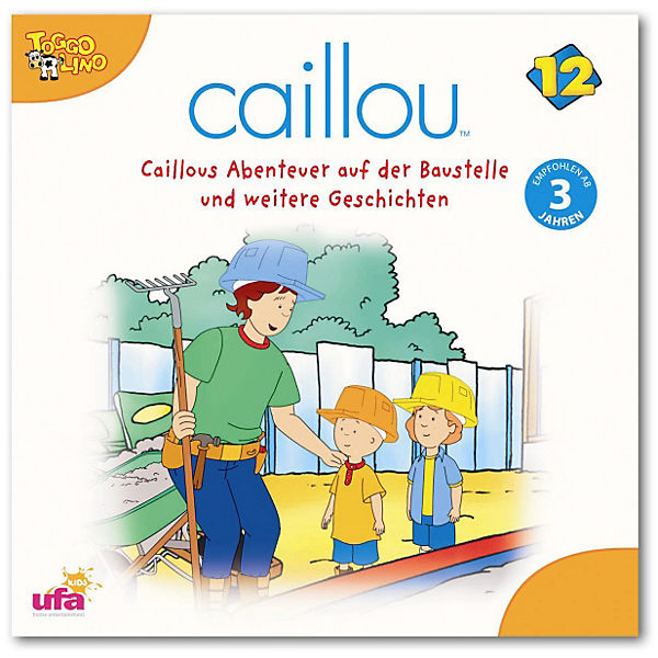 CD Caillou 12 Abenteuer auf der Baustelle