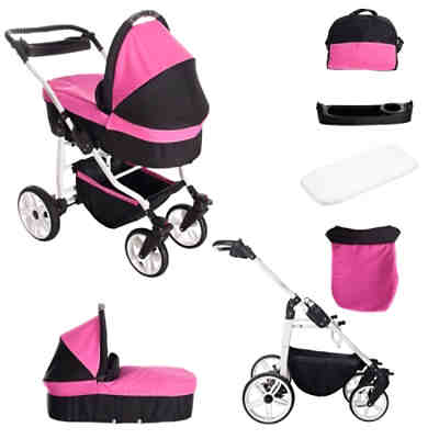 Zürich | Hartgummireifen in Weiß | 3 in 1 Kombi Kinderwagen Kombikinderwagen 2
