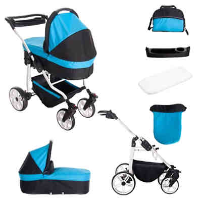 Zürich | Hartgummireifen in Weiß | 3 in 1 Kombi Kinderwagen Kombikinderwagen 2