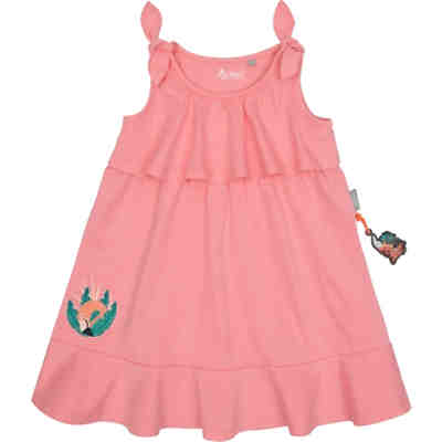 Kinder Jerseykleid JUNGLE LOVE, Flamingos, Organic Cotton