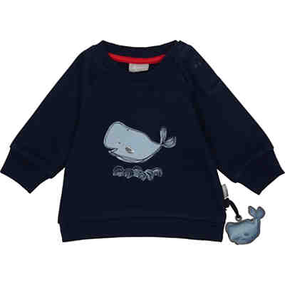 Baby Sweatshirt NAUTIC für Jungen, Wale, Organic Cotton