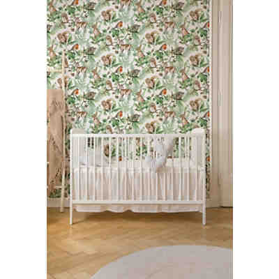 Vliestapete Woodland Animals Natural, 10 m x 53 cm 2