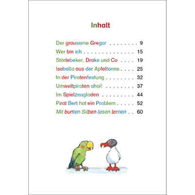 Silbengeschichten zum Lesenlernen - Piratengeschichten 2