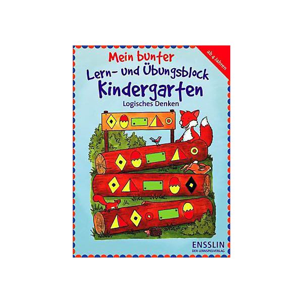 Mein bunter Lern- und Übungsblock Kindergarten: Logisches Denken