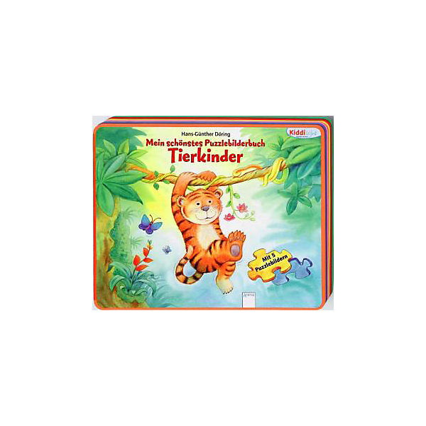 Kiddilight Mein schönstes Puzzlebilderbuch: Tierkinder