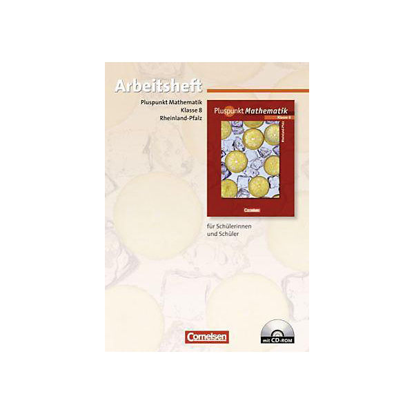 Pluspunkt Mathematik, Ausgabe Regionale Schule Rheinland-Pfalz: Klasse 8, Arbeitsheft, m. CD-ROM