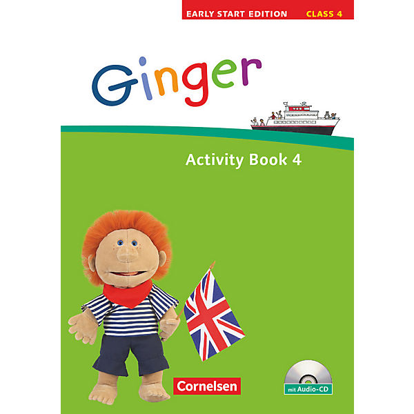 Ginger - Early Start Edition: Class 4, Activity Book m. Audio-CD