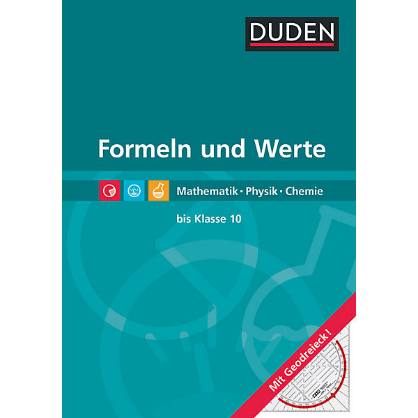 Formeln und Werte bis Kl. 10