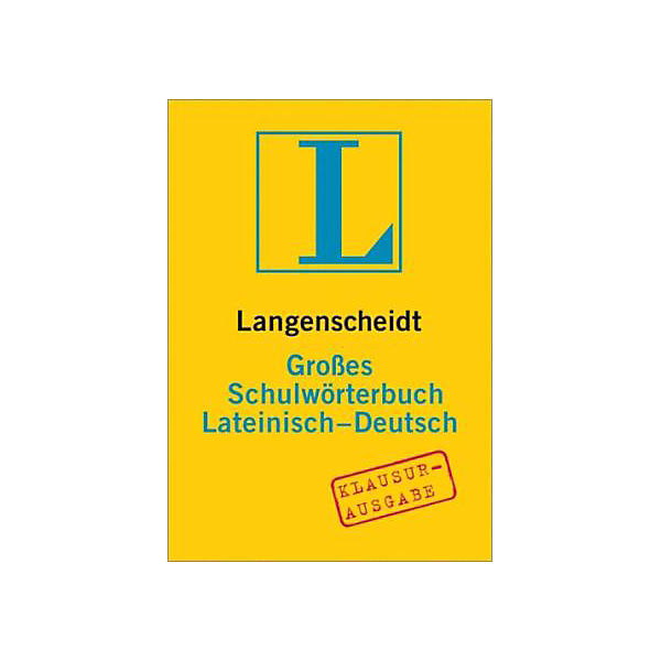 Langenscheidt Großes Schulwörterbuch Lateinisch, Klausurausgabe