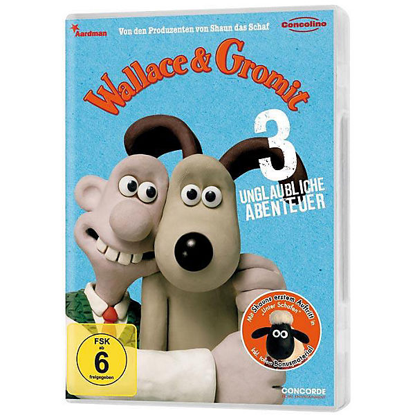 DVD Wallace & Gromit - 3 unglaubliche Abenteuer