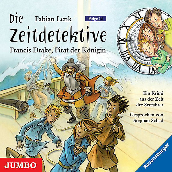 Die Zeitdetektive: Francis Drake, Pirat der Königin, 1 Audio-CD