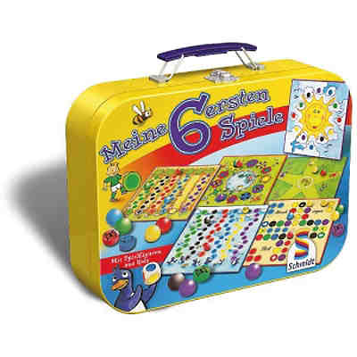 Spielesammlung "Meine 6 ersten Spiele" im Metallkoffer