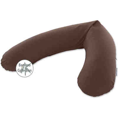 Bezug für Stillkissen Original 190 cm, Melange Kastanie (Bamboo Collection)