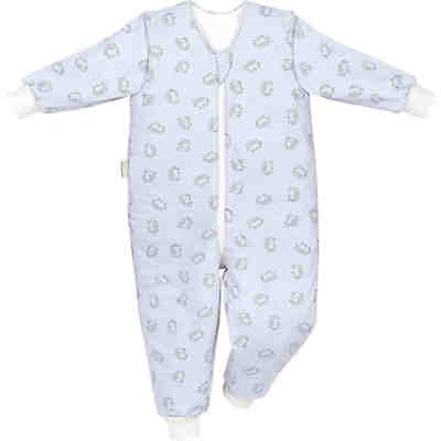 Jersey-Schlafoverall Hopsi, Igel grey