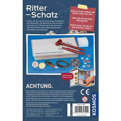 Mitbringexperiment Ritter-Schatz - Grabe funkelnde Münzen und Spielsteine aus 2