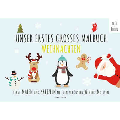 Unser erstes großes Malbuch - Winter