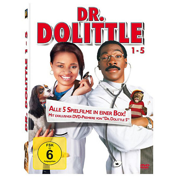 DVD Dr. Dolittle Boxset (Teil 1-5)