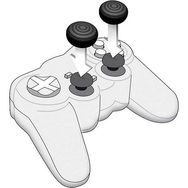 PS3 Analog Controller Cups inkl. L2/R2 Aufsatz