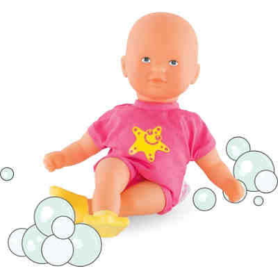 Weichkörper-Badepuppe mit Flossen Corolle Mon Premier Poupon Mini Badepuppe, pink 2