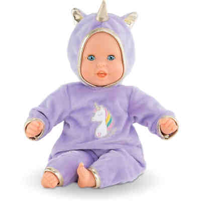 Corolle Mon Premier Poupon Calin, Einhorn - Weichkörperpuppe mit Schlafaugen, 30 cm 2