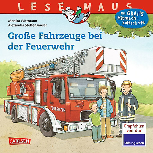 Buch - Lesemaus: Große Fahrzeuge bei der Feuerwehr
