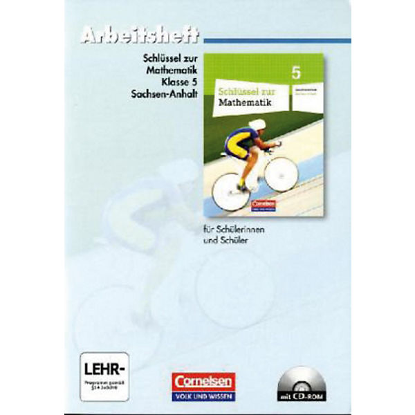 Schlüssel zur Mathematik, Sekundarschule Sachsen-Anhalt: 5. Schuljahr, Arbeitsheft m. CD-ROM
