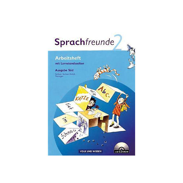 Sprachfreunde, Ausgabe Süd (2010): 2. Schuljahr, Arbeitsheft m. CD-ROM