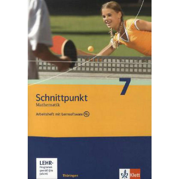 Schnittpunkt Mathematik, Ausgabe Thüringen: 7. Schuljahr, Arbeitsheft m. CD-ROM