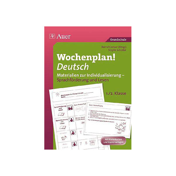 Wochenplan! Deutsch