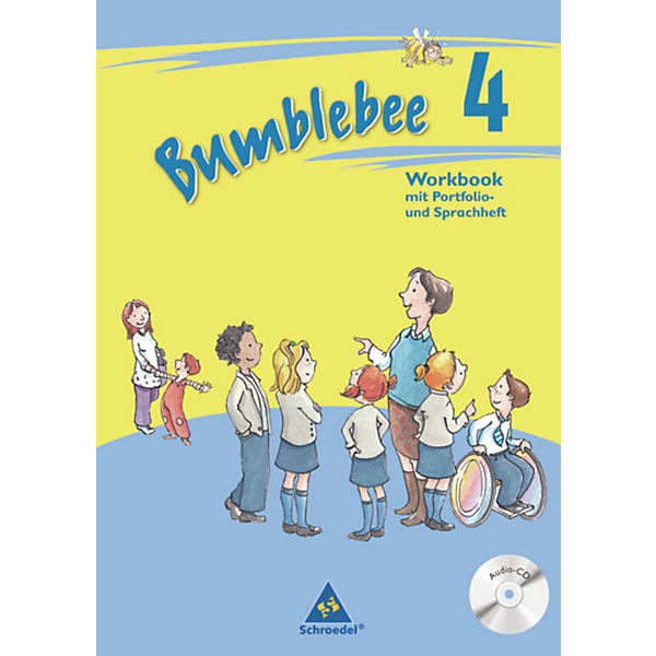 Bumblebee, Ausgabe 2008 für das 1.-4. Schuljahr: 4. Schuljahr, Workbook m. Portfolio-/Sprachheft u. Audio-CD