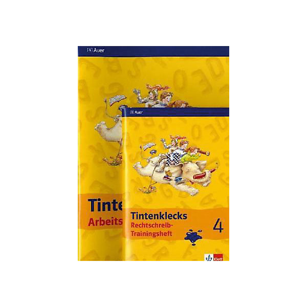 Tintenklecks Das Deutschbuch, Neubearbeitung: 4. Klasse, Arbeitsheft m. Rechtschreib-Trainingsheft