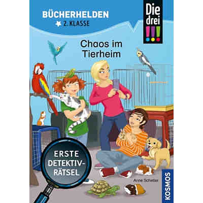 Die drei !!!, Bücherhelden 2. Klasse, Chaos im Tierheim