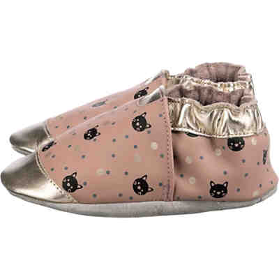 Baby Krabbelschuhe CAT DOTS für Mädchen 2