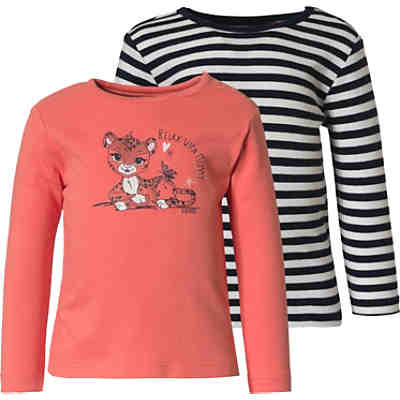 Baby Langarmshirt Doppelpack für Mädchen