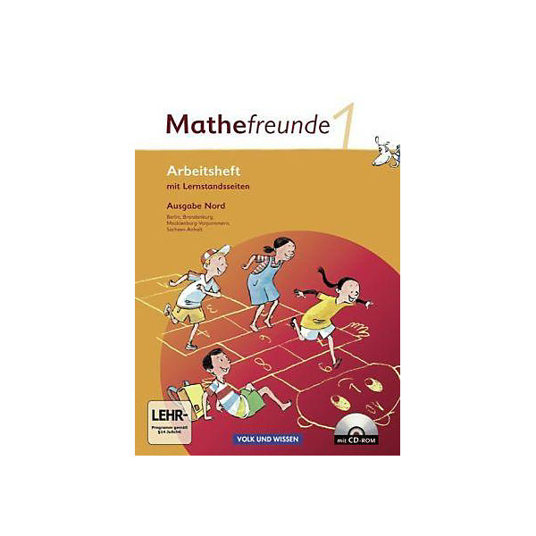 Mathefreunde, Ausgabe Nord: 1. Schuljahr, Arbeitsheft m. CD-ROM