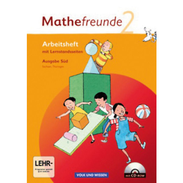 Mathefreunde, Ausgabe Süd: 2. Schuljahr, Arbeitsheft m. CD-ROM