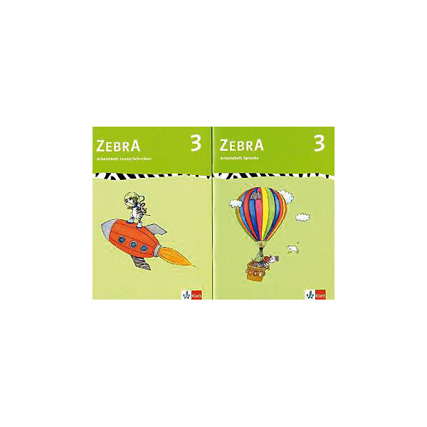 Zebra: 3. Schuljahr, Wissensbuch Sprache / Lesen, Basispaket, 2 Tle.