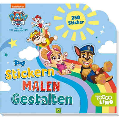 PAW Patrol - Stickern, Malen, Gestalten