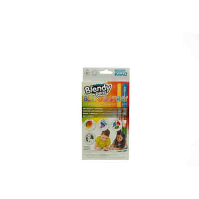 Blendy Pens Starter Creativity Kit inkl. 2 Schablonen, Sprühstifte mit Airbrush