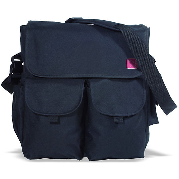 Wickeltasche Messenger, black