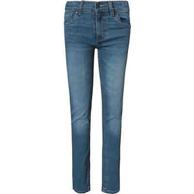 Jeanshose 510 ECO WARMJEANS Skinny Fit für Jungen, angeraut