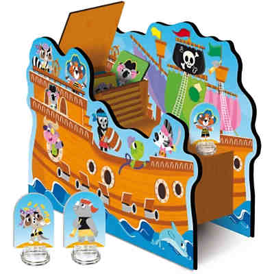 Lehrreiche Spielesammlung - Piraten - 3D-Segelboot, Buch, Memo, Puzzle 2