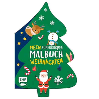 Mein supergroßes Malbuch - Weihnachten (Tannenbaum)
