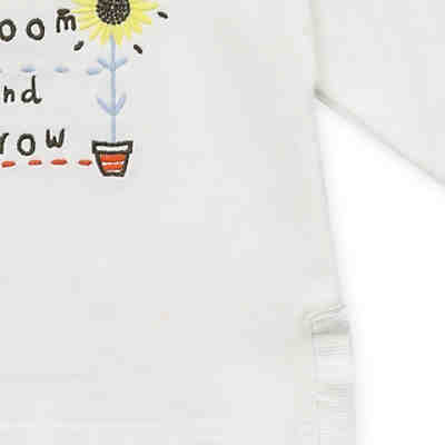 Sweatshirt - mit Sonnenblumenstrickerei - für Mädchen 2