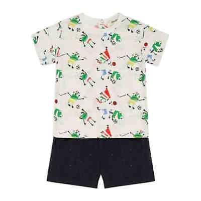T-Shirt Look - mit Fröschen - für Jungen